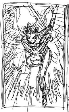 Lucifer #72 Sketch B