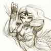 Wonder Woman with Bare Feet