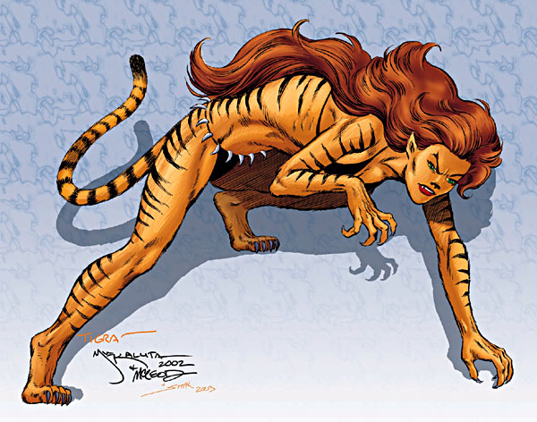 Tigra Commission, Final Art